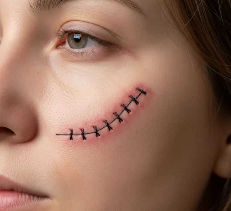 جای بخیه یا اسکار چیست و چرا روی پوست باقی می‌ماند؟