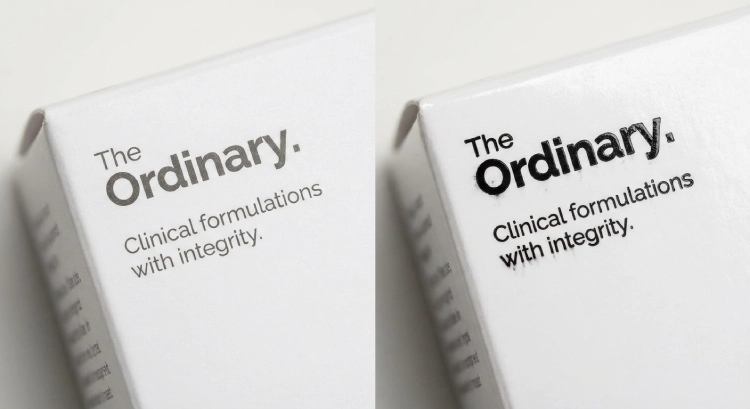 نوشته های روی جعبه سرم اوردینری اصل و تقلبی