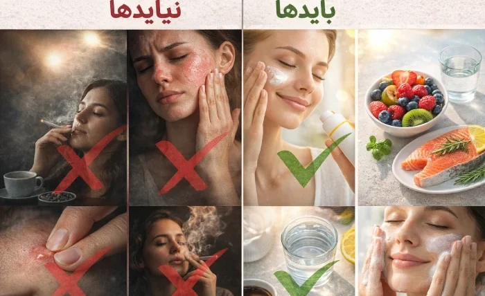 نکاتی که برای پوستی شاداب باید رعایت کنیم