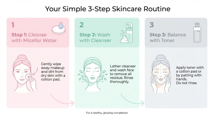 طرز استفاده از میسلار واتر و تونر